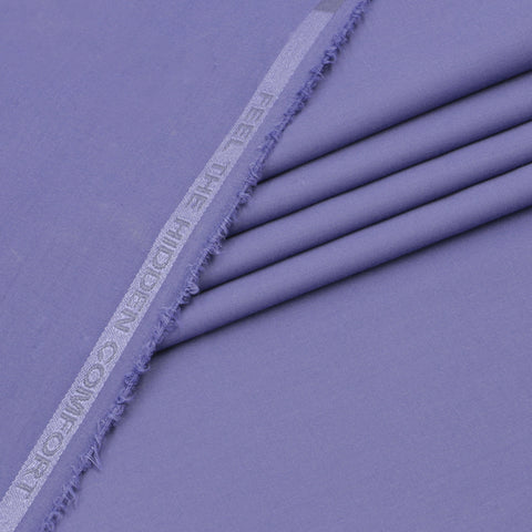 Al Maknoon Light Purple - Men Blended Unstitched Fabric