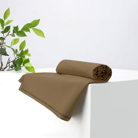 Comfy Accord Brown Cocoa - Men Blended Unstitched Fabric Accord