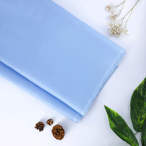 Al Aswad Cotton Sky Blue - Premium 100% Cotton Fabric