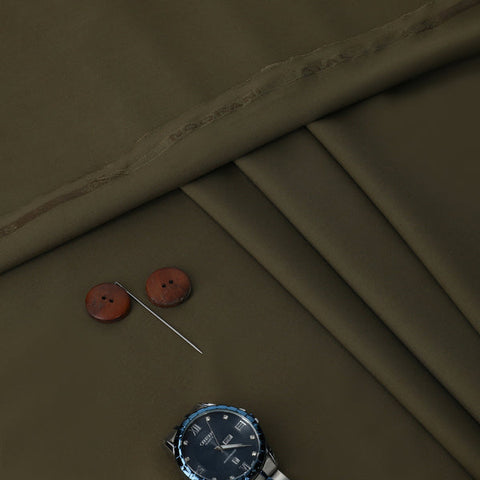 Noorani Atal Moss Gold - Blended Unstitched Fabric