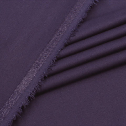 Al Maknoon Dark Purple - Men Blended Unstitched Fabric