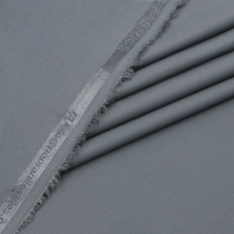 Al Maknoon Ash Gray - Men Blended Unstitched Fabric