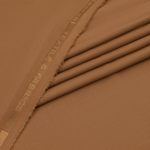 Al Maknoon Bronze - Men Blended Unstitched Fabric