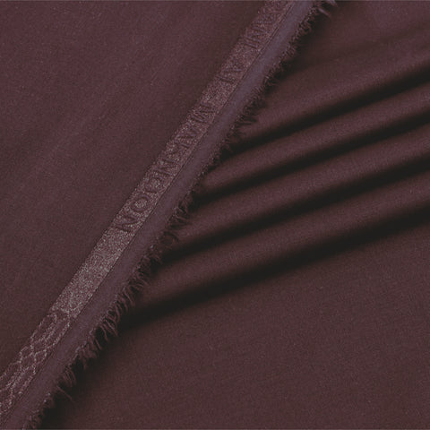 Al Maknoon Red Brown - Men Blended Unstitched Fabric