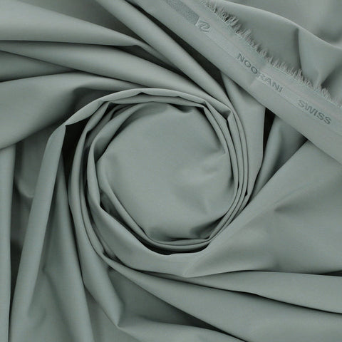Swiss & Exclusive Ash Gray -Men Blended Unstitched Fabric