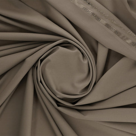 Swiss & Exclusive Soft Brown - Men Blended Unstitched Fabric