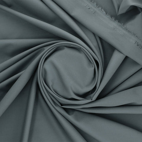 Swiss & Exclusive Mauve Gray Bliss - Men Blended Unstitched Fabric